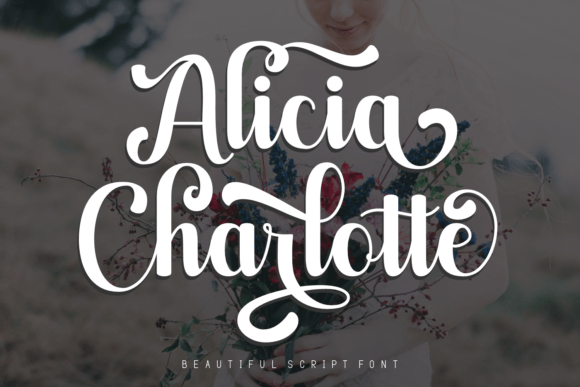 Alicia Charlotte: A Script Font for Editorial Elegance