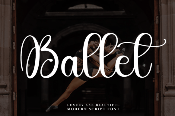 Ballet Font: A Graceful Touch for Handmade Creations
