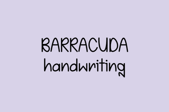 Barracuda Font for Branding Projects