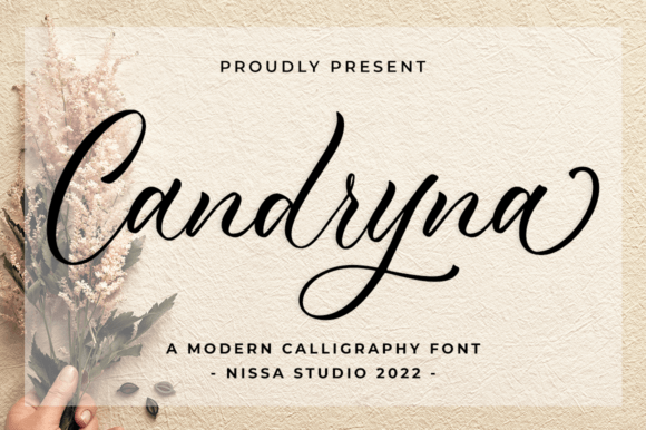 Candryna: A Handwritten Font for Elegant Editorial Design