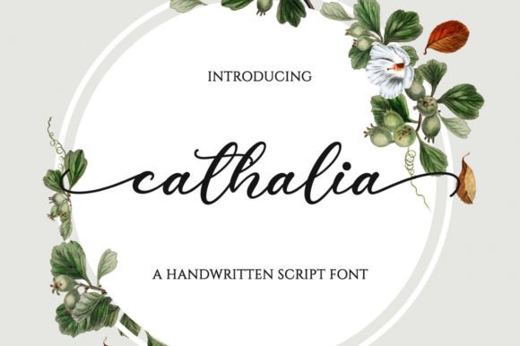 Cathalia: A Timeless Handwritten Font for Editorial Design