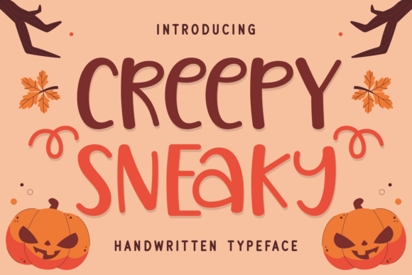 Creepy Sneaky: A Playful Font for Handmade Creations