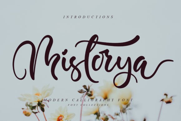 Enhance Your Brand with the Mistorya Script Font