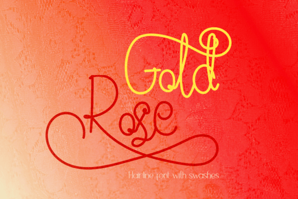 Gold Rose Font for Professional Branding