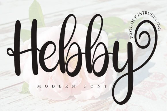 Hebby: A Handwritten Font for Editorial Design