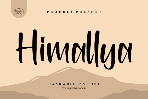 Himallya: A Handwritten Font for Web Design Projects