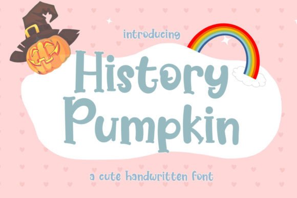 History Pumpkin: A Sweet Handwritten Font for Web Design