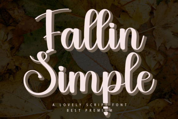 How Fallin Simple Elevates Web Design with Modern Handwritten Elegance