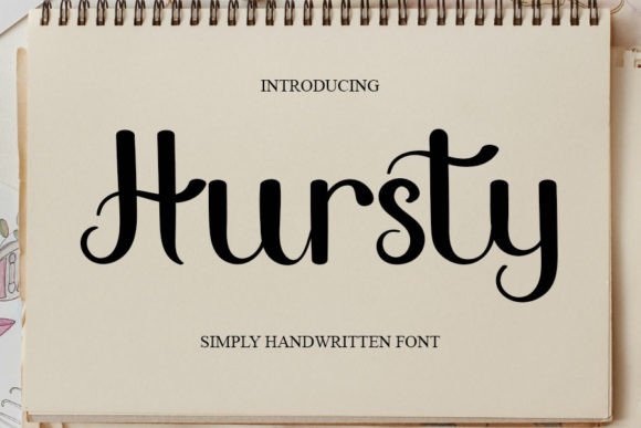 Hursty: A Handwritten Font for Modern Brand Campaigns