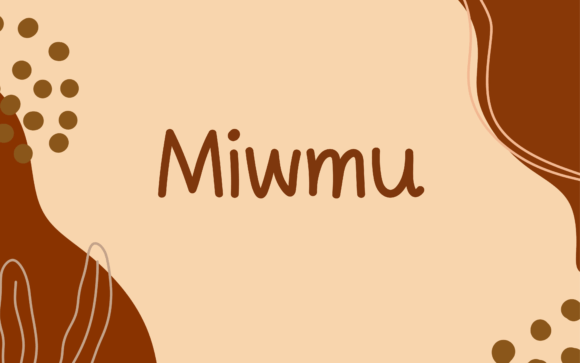 Miwmu: A Casual Handwritten Font for Creative Projects