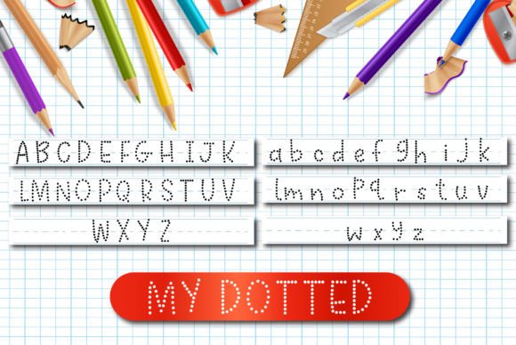 My Dotted: A Handwritten Font for Creative Projects