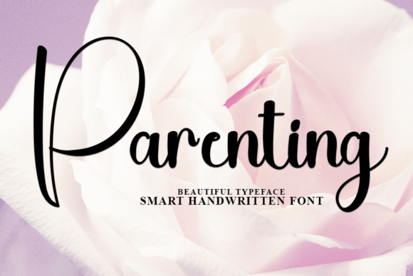 Parenting Script Font for Handmade Creations