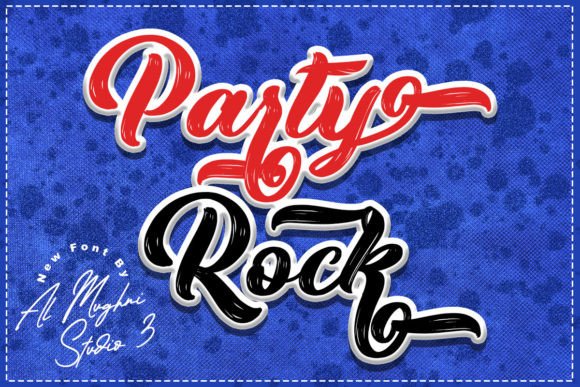 Party Rock: A Retro Handwritten Font for Modern Web Design