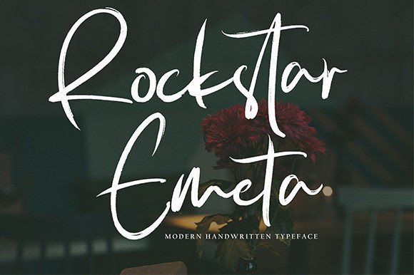 Rockstar Emeta: A Modern Script Font for Web Design