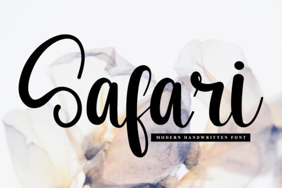 Safari Font for Editorial Design and Content Creation
