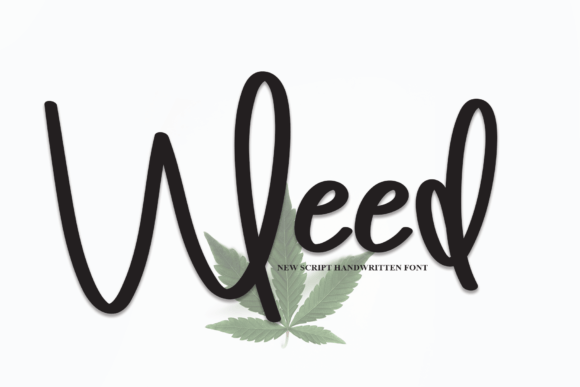 Weed Font: A Handwritten Spark for Creative Projects